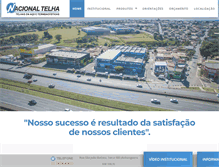 Tablet Screenshot of nacionaltelha.com.br